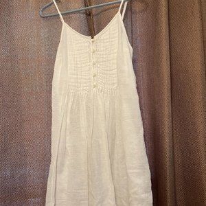 Old Navy Linen/Cotton White dress SZ M